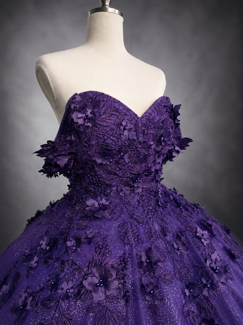 Royal Amethyst – Luxury Purple Quinceañera Dress Rental