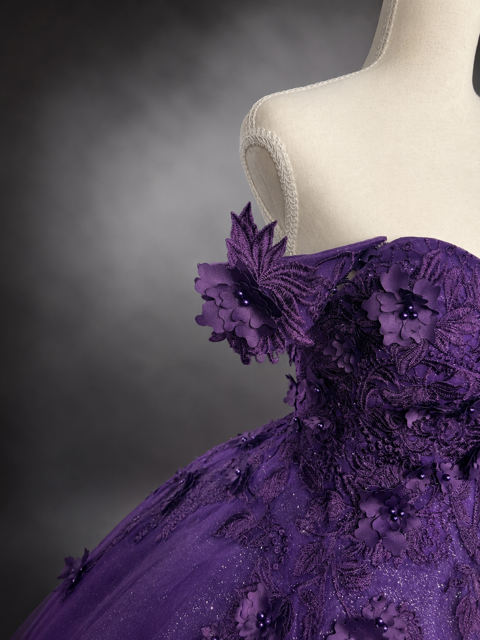 Royal Amethyst – Luxury Purple Quinceañera Dress Rental