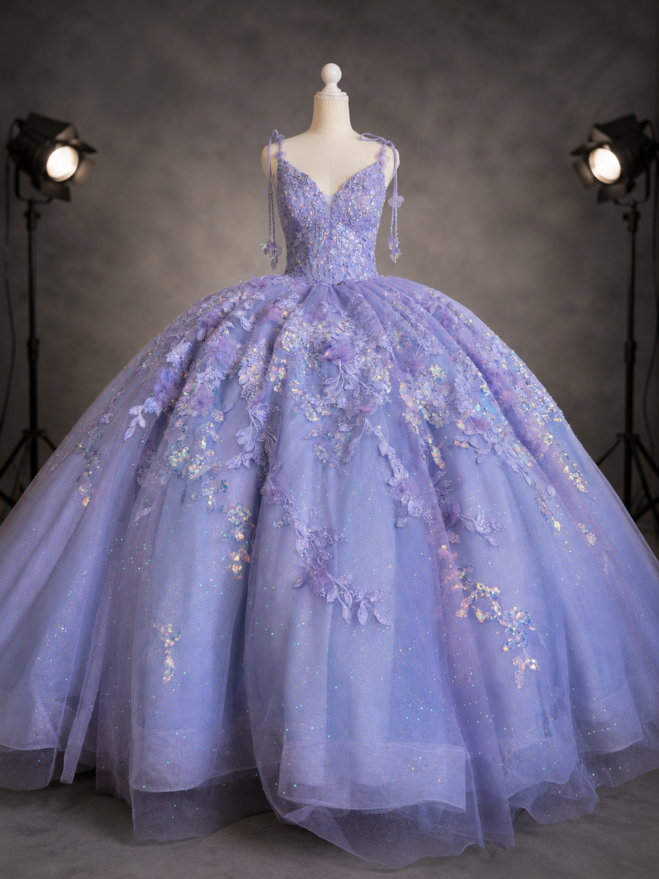 Lavender Enchantment – Luxury Lavender Quinceañera Dress Rental