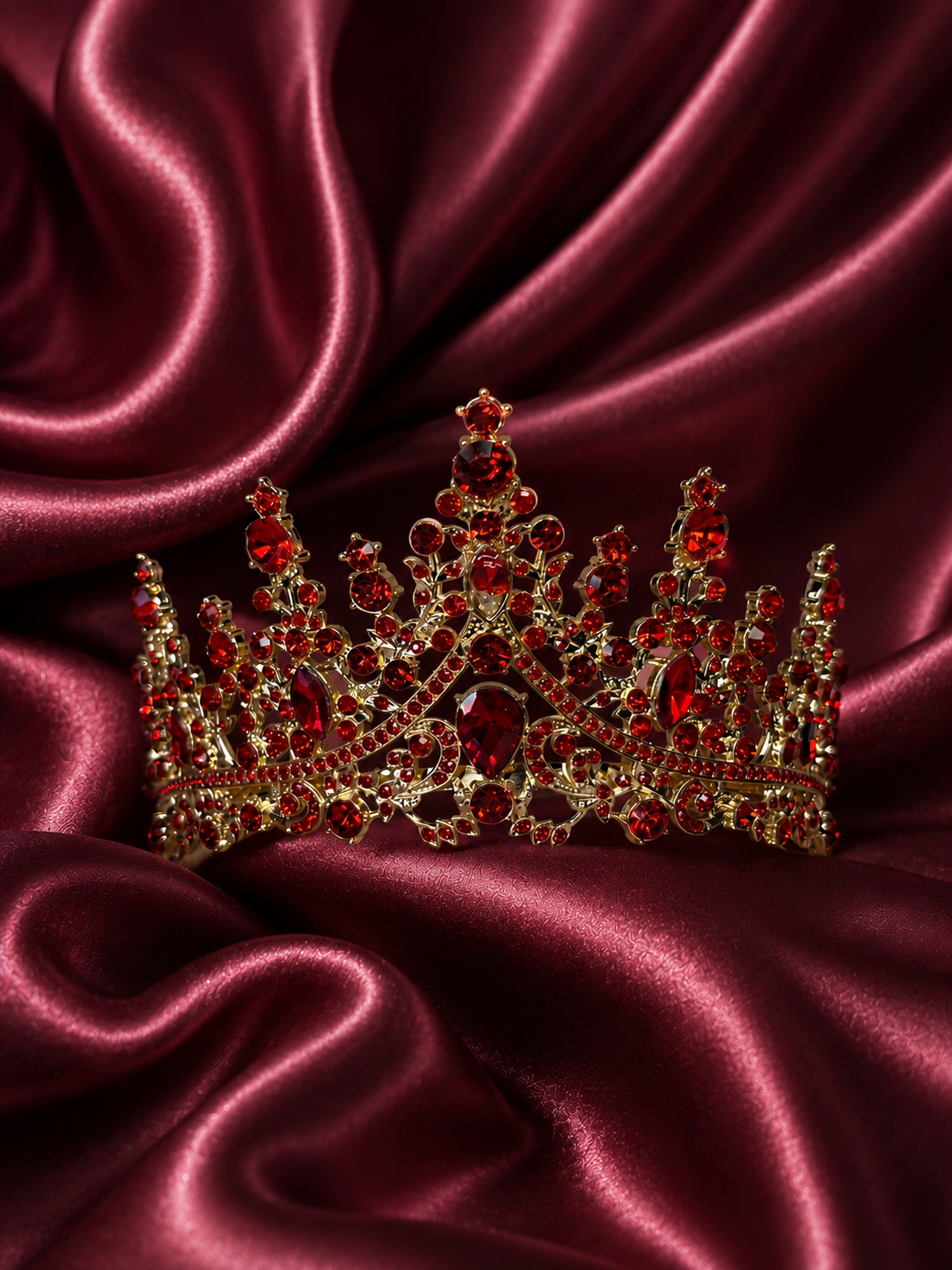 Ruby Royale – Luxury Red Quinceañera Dress Rental