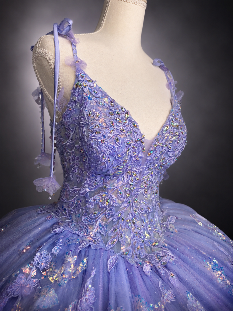 Lavender Enchantment – Luxury Lavender Quinceañera Dress Rental