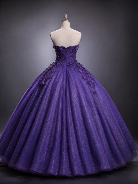 Royal Amethyst – Luxury Purple Quinceañera Dress Rental