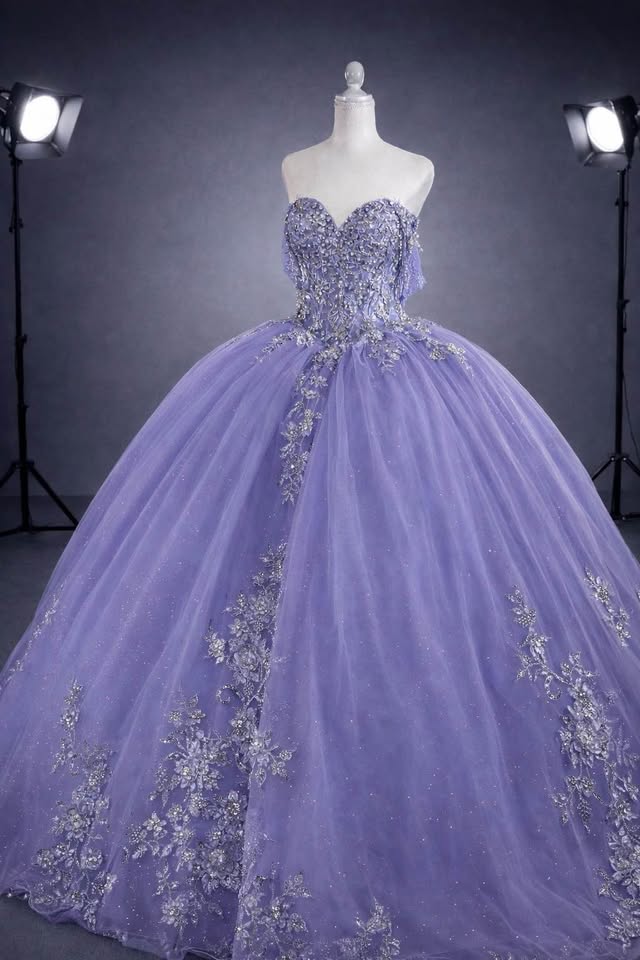 Lavender Princess – Luxury Lavender Quinceañera Dress Rental