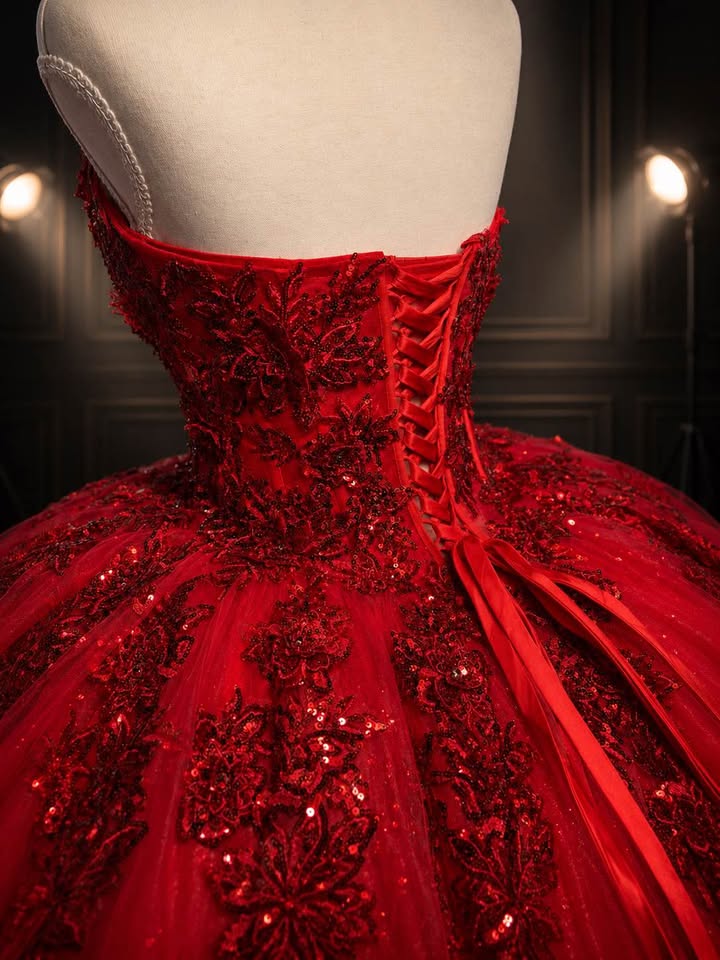 Scarlet Royale – Luxury Red Quinceañera Dress Rental