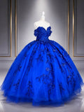 Midnight Sapphire – Luxury Royal Blue Quinceañera Dress Rental