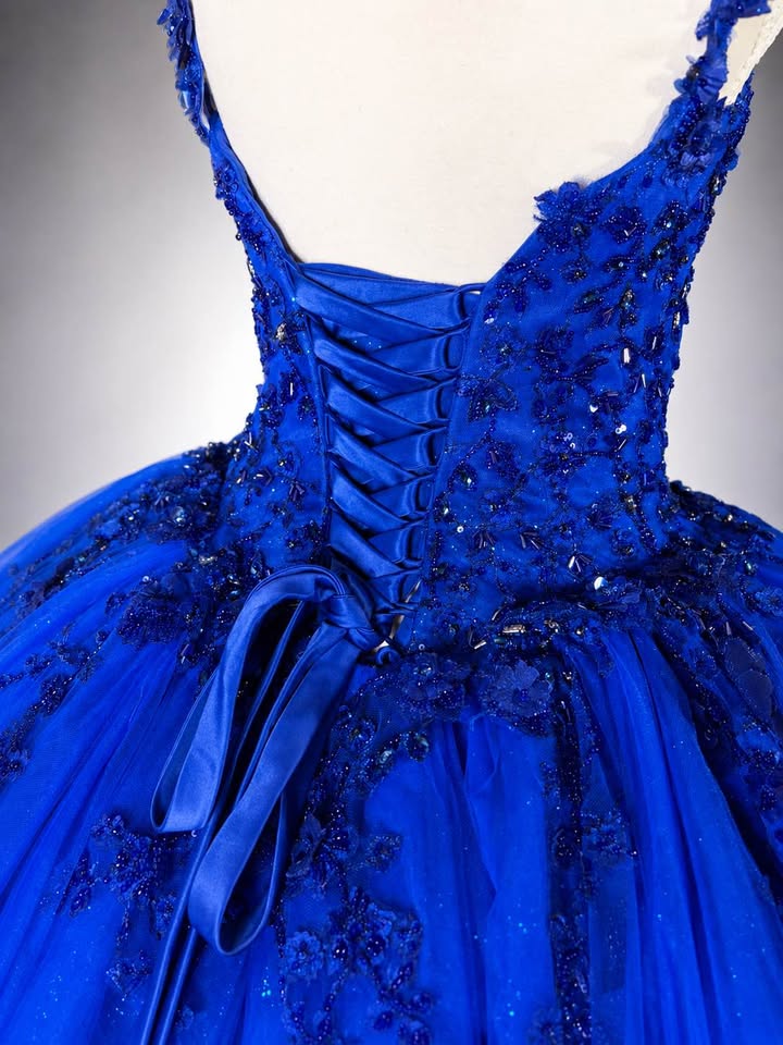 Midnight Sapphire – Luxury Royal Blue Quinceañera Dress Rental