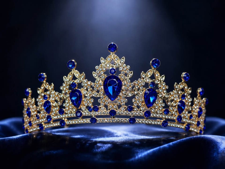 Midnight Sapphire – Luxury Royal Blue Quinceañera Dress Rental